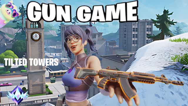 FUNNY GUN GAME (TILTED TOWERS)