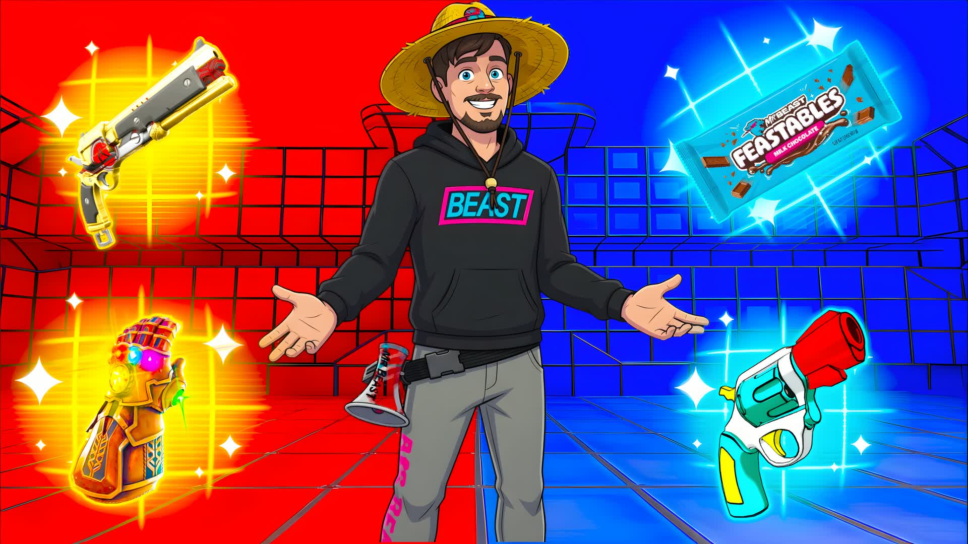 RED VS BLUE 🔴🔵MR BEAST