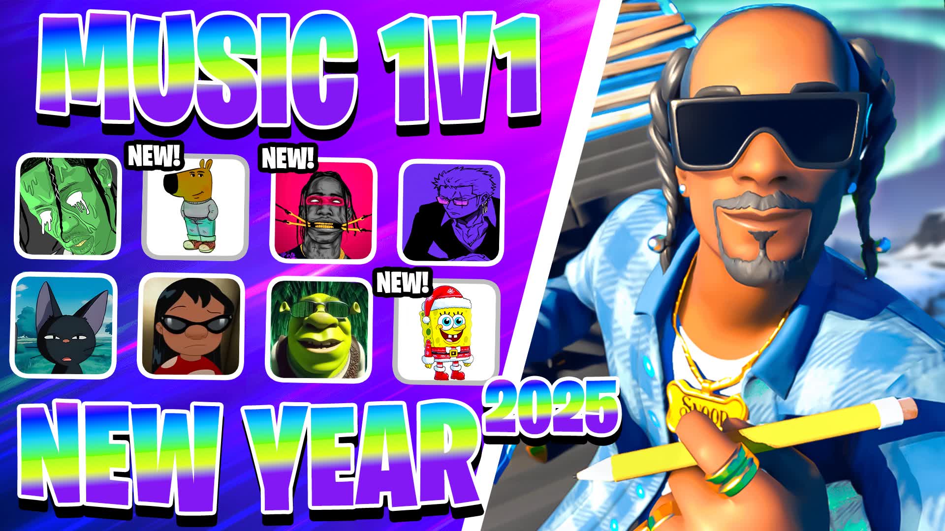 🎉 Music 1v1 New Year 🎉