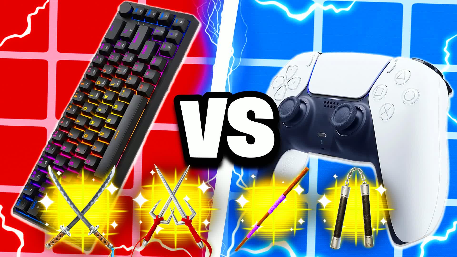 CHAOS TMNT CONTROLER RED VS BLUE🔴🔵