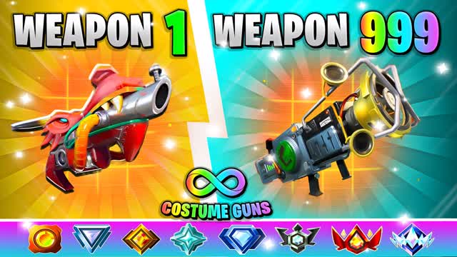 😎CUSTOM GUNS🌟INFINITY GUN GAME🎯