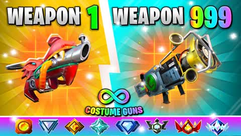 😎CUSTOM GUNS🌟INFINITY GUN GAME🎯