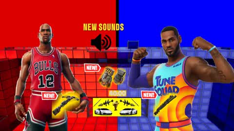 LEBRON VS JORDAN MEGA SUPER🔴🔵