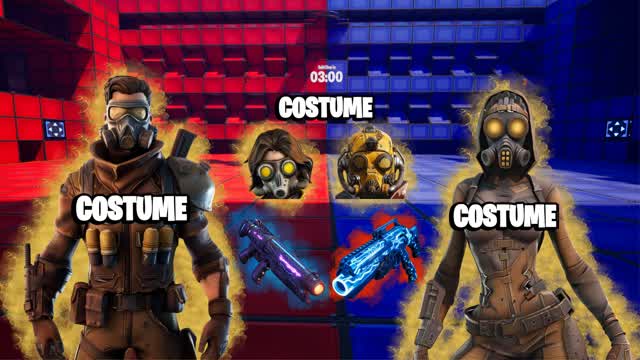 COSTUME RED VS BLUE🔵🔴