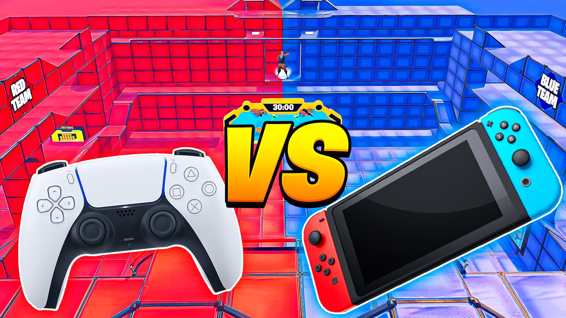 BIG SWITCH VS CONSOLE 🔴🔵 6126-1838-3801 by zarmiz - フォートナイト