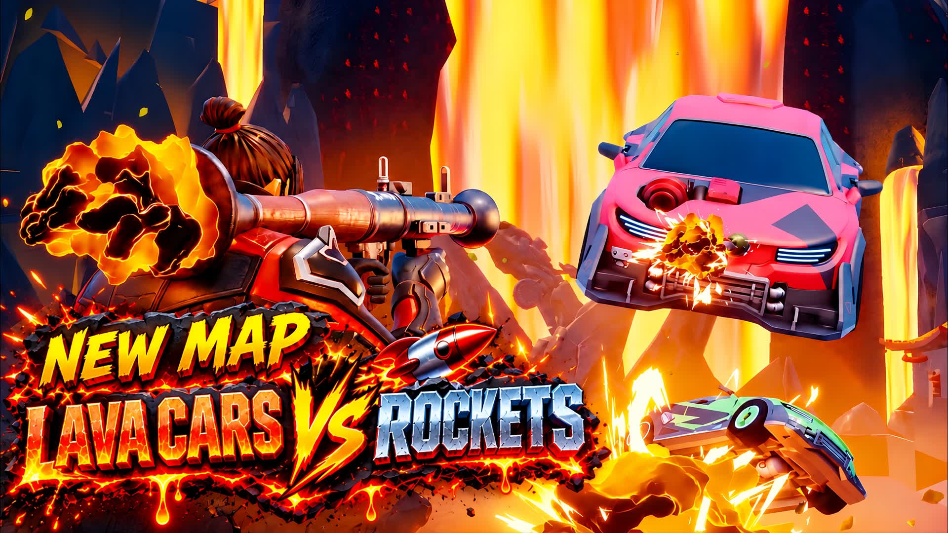 Lava Cars vs Rockets