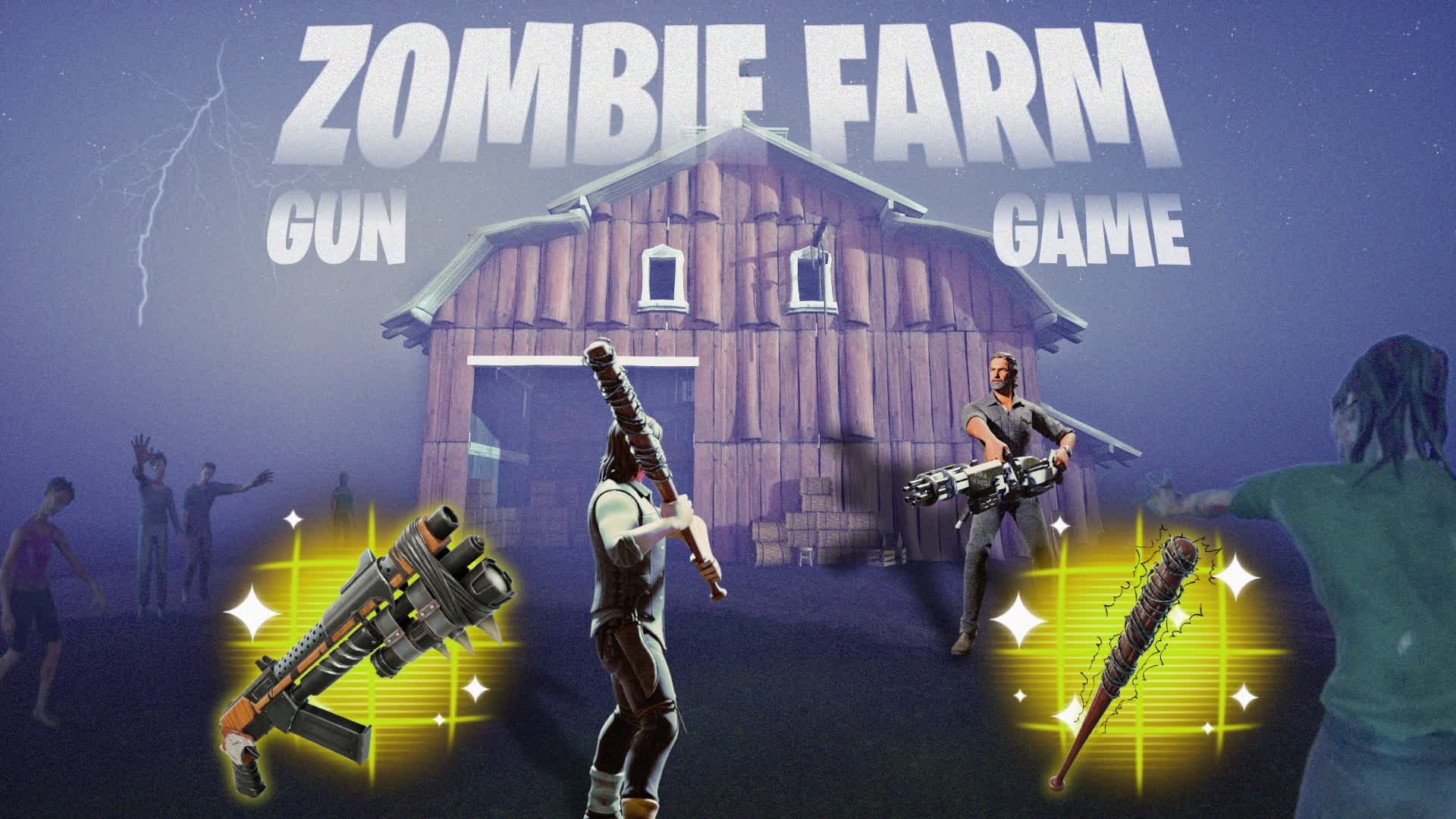 🧟ZOMBIE FARM🔫GUN GAME