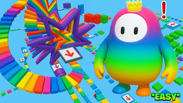 FUN 200+ FALL GUYS OBBY PARKOUR BRAINROT