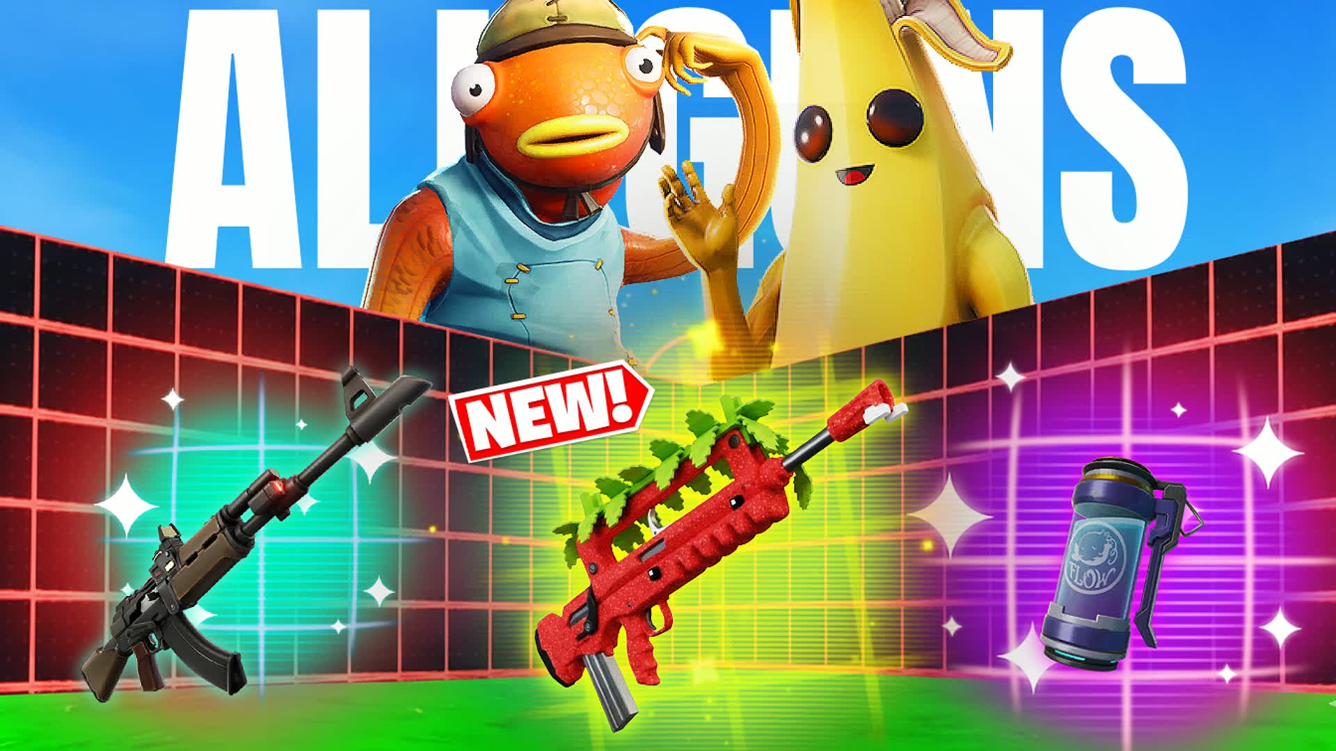 SECRET 1V1 FFA - ALL GUNS & RIDES