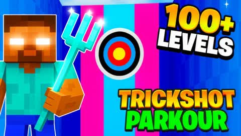 SUPER TRICKSHOT PARKOUR 100+ 🎯 EASY