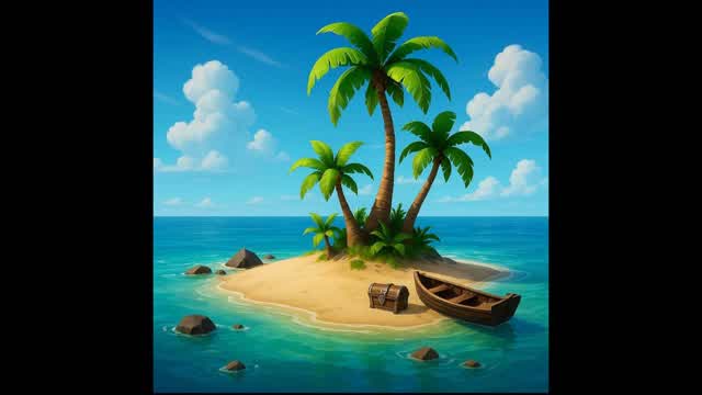 survirve dans une ile desert avec ton po