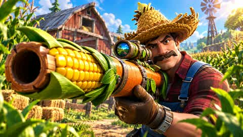 🌽FARM GUN GAME🔫 INFINITY♾️