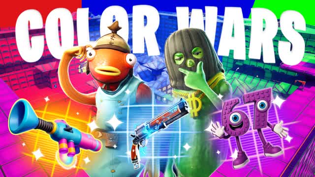 Crazy Color Wars🎨Zero Build🚫✏️