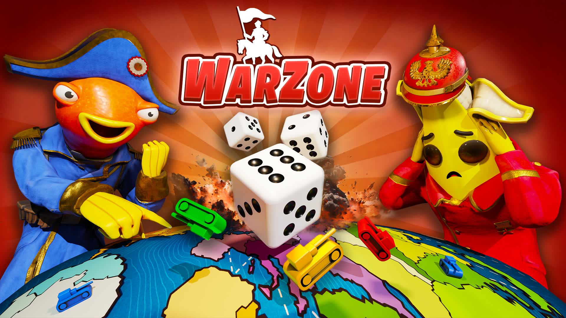 WARZONE 🌍 BOARD GAME MINIGAME RISKY