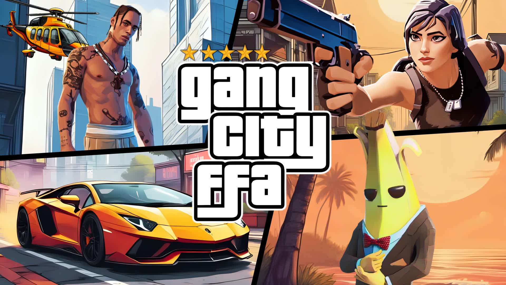 Gang City FFA 🚗DRIVE RP🏙️