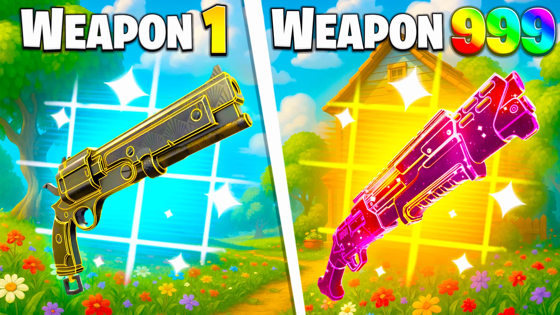 🏘️ SUPER SALTY GUN GAME🔫 ONE SHOT 🎯