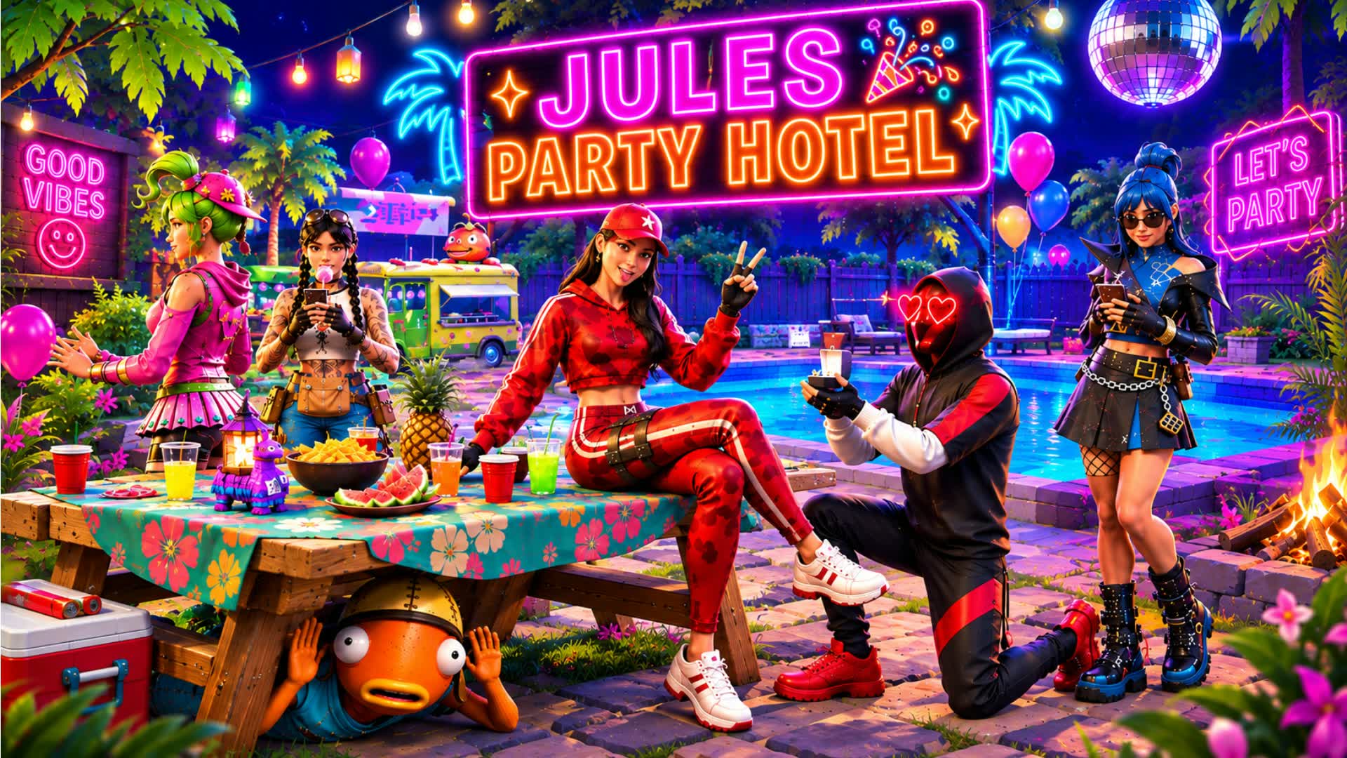 ジュールズのパーティーホテル 🏨