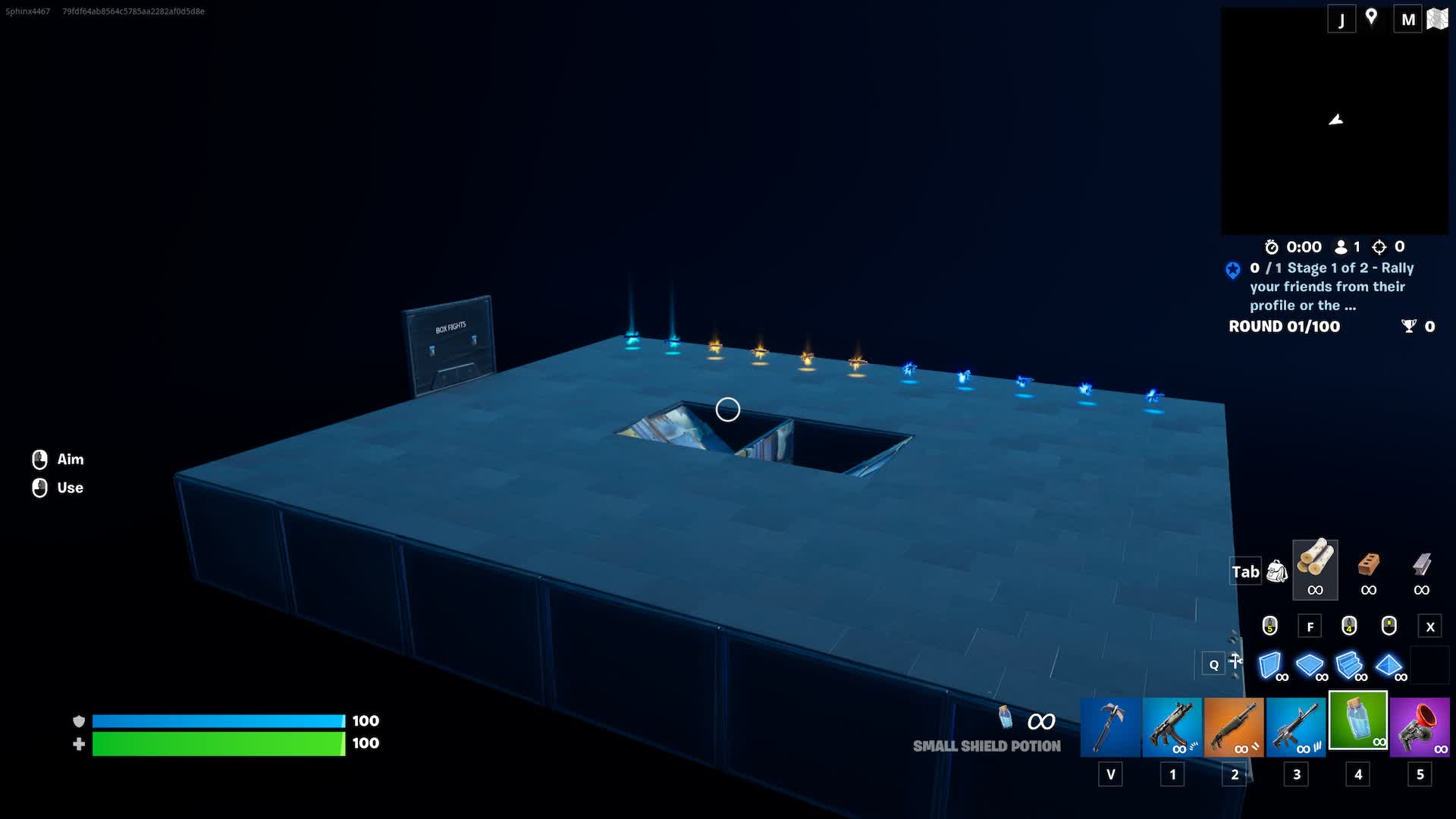 1v1 build and box fight