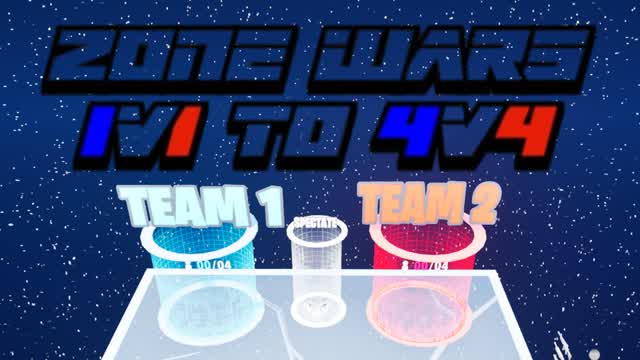 ZONE WARS 1V1 TO 4V4 🏆