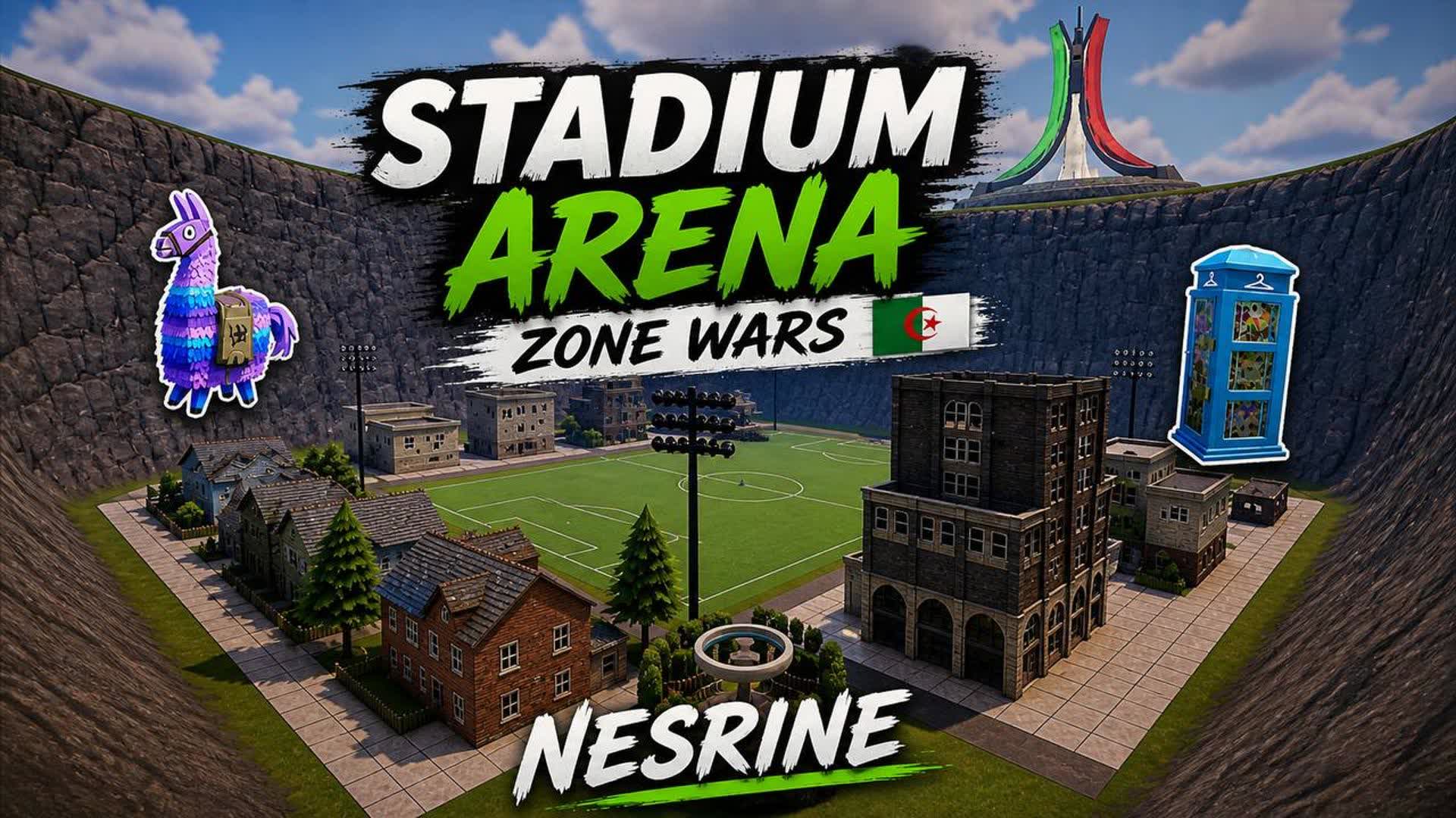 スタジアムアリーナのゾーンウォーズ🇩🇿🏆