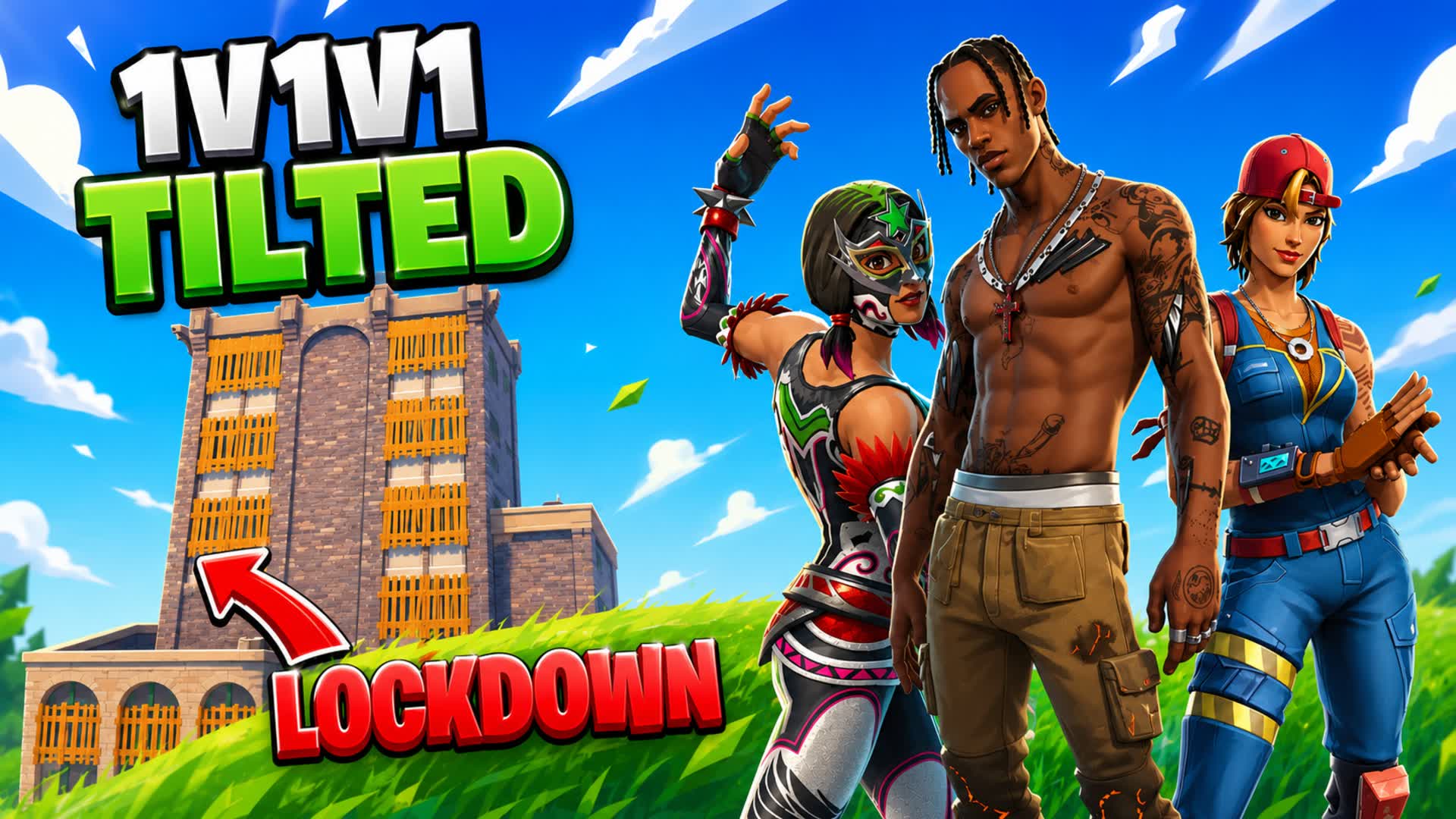 1V1V1 TILTED ZONE WARS [LOCKDOWN]