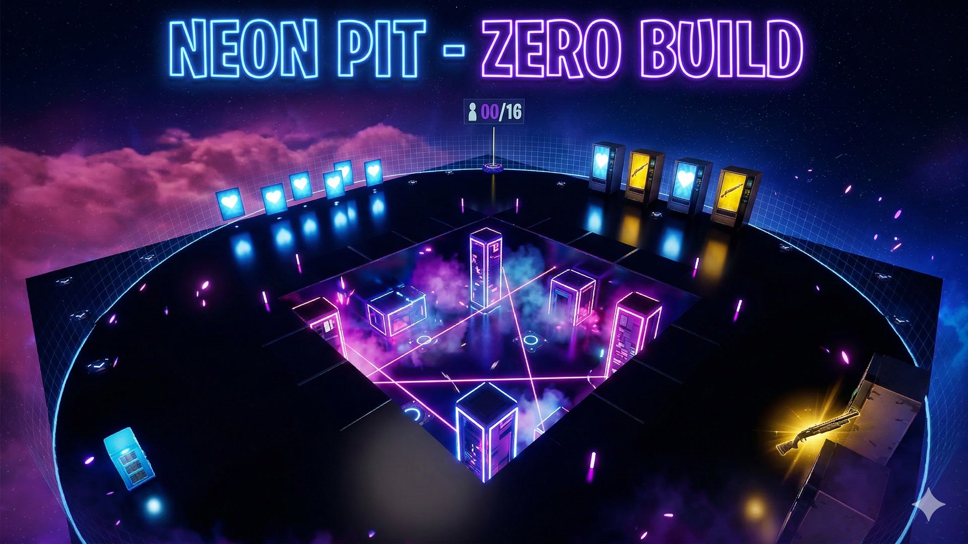 Zero Pit NEON PIT - ZERO BUILD 6179-1773-1386 by superguay02 - Fortnite Creative ...