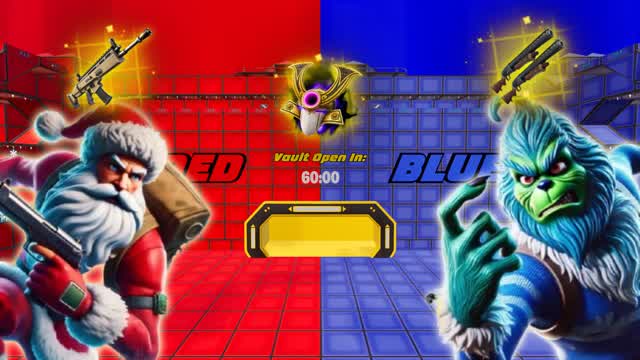 CHRISTMAS RED VS BLUE🔴🔵