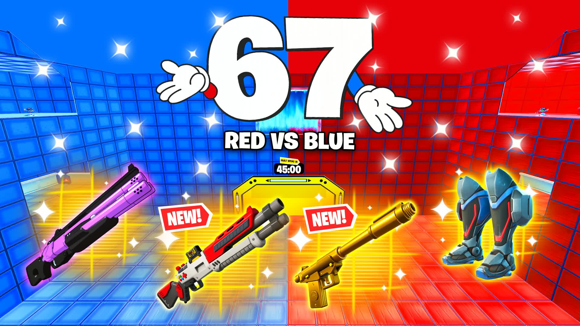 67 レッド対ブルー 🔴🔵 RGB アンク
