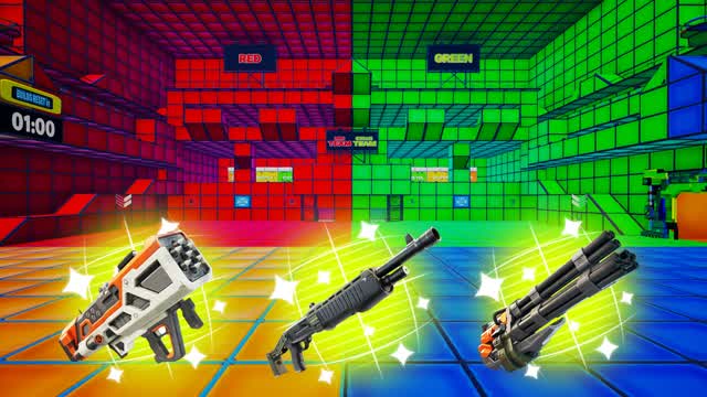 4 Colors RED vs BLUE vs YELLOW vs GREEN