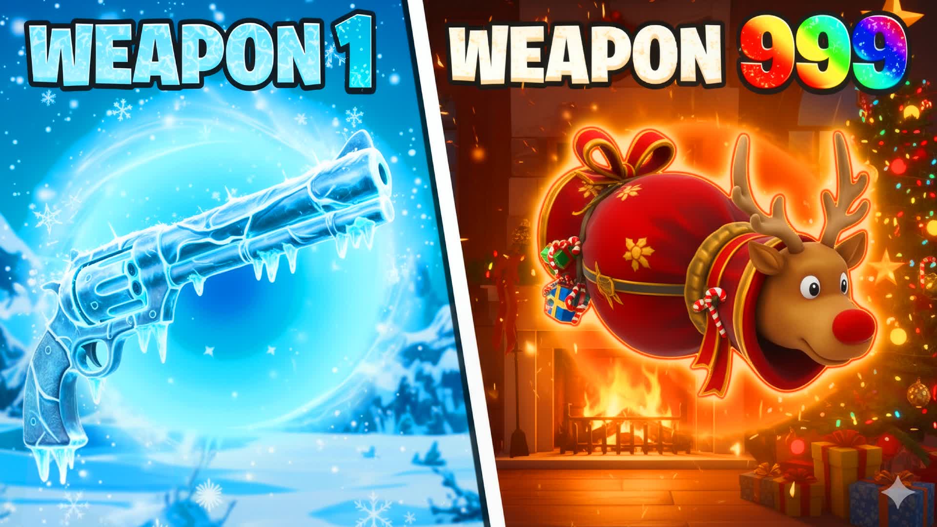 ❄️ GUN GAME XMAS 🎯 ONE SHOT ⭐️