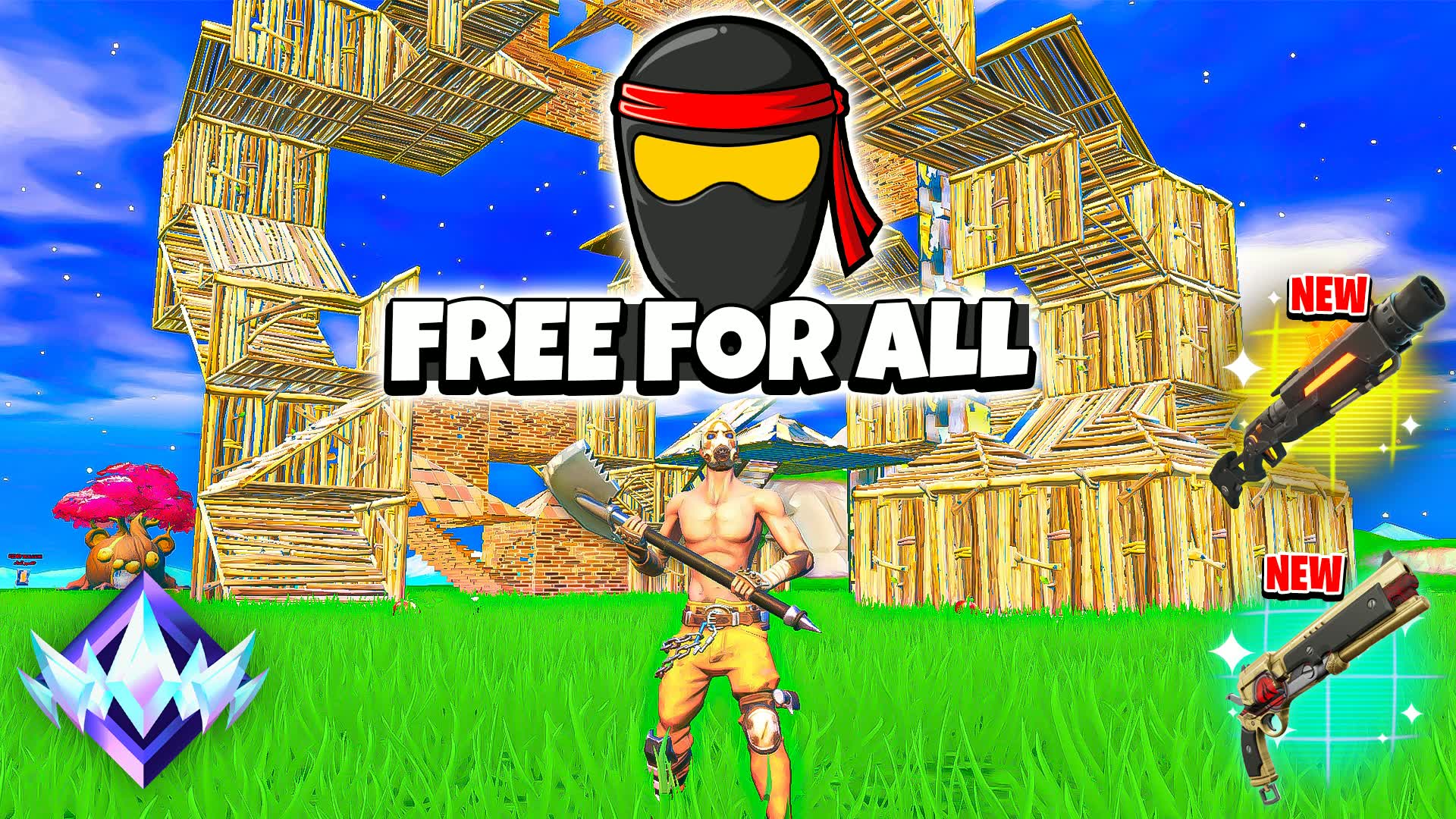 SAMURAI 1V1 BUILD FIGHTS ⭐ انزلي بالبناء