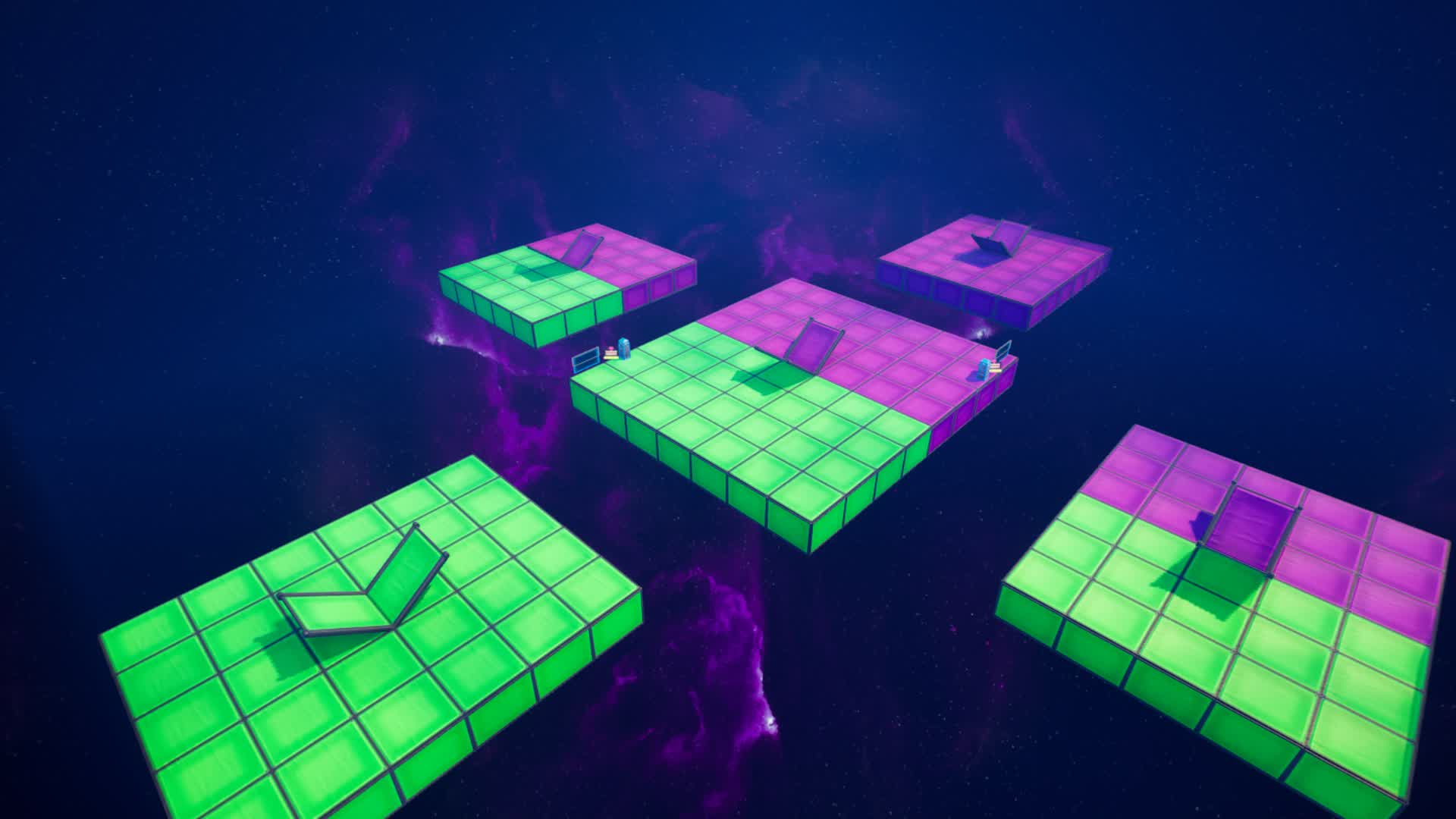 MAXI GREEN VS PURPLE 1V1 BUILD FIGHT🟢🟣