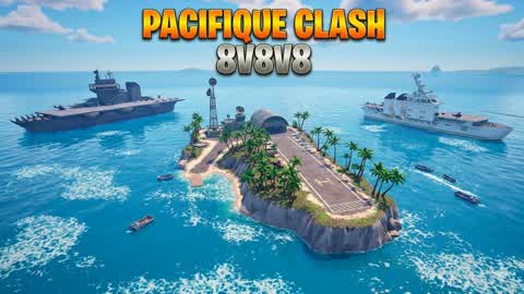 Pacific Clash : CARRIER and ISLAND 8v8v8
