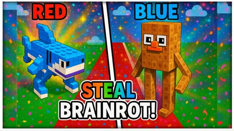🧠STEAL BRAINROTS RED VS BLUE 🔴🔵