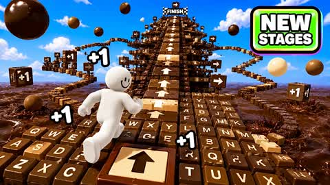 +1 Speed Keyboard TOWER ESCAPE