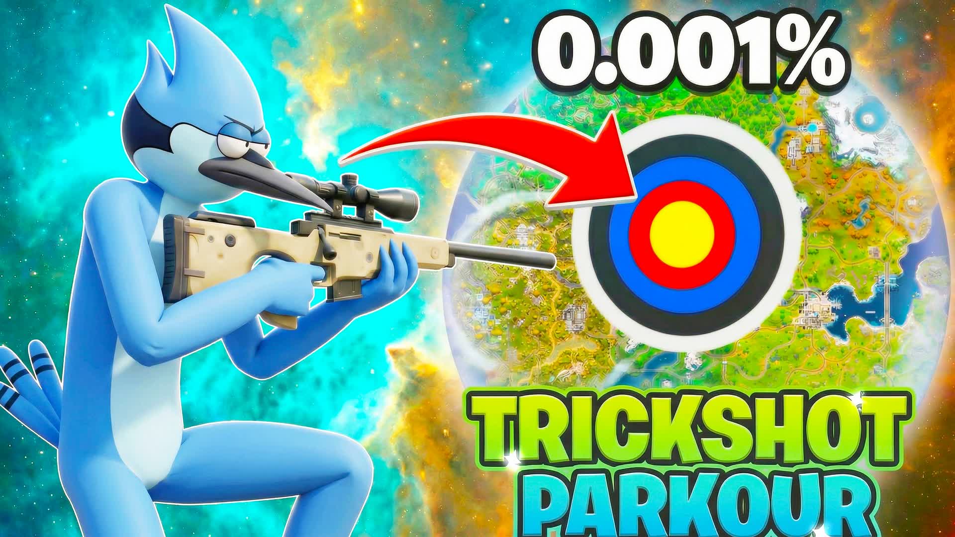 🎯AURA TRICKSHOT PARKOUR 60+LEVELS!!V2