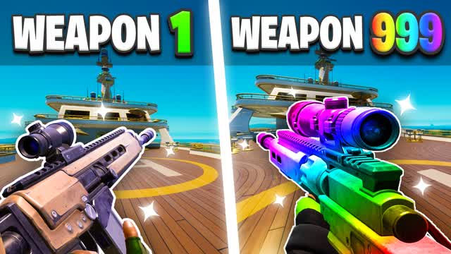 The Yacht FIRST PERSON Gun Game!