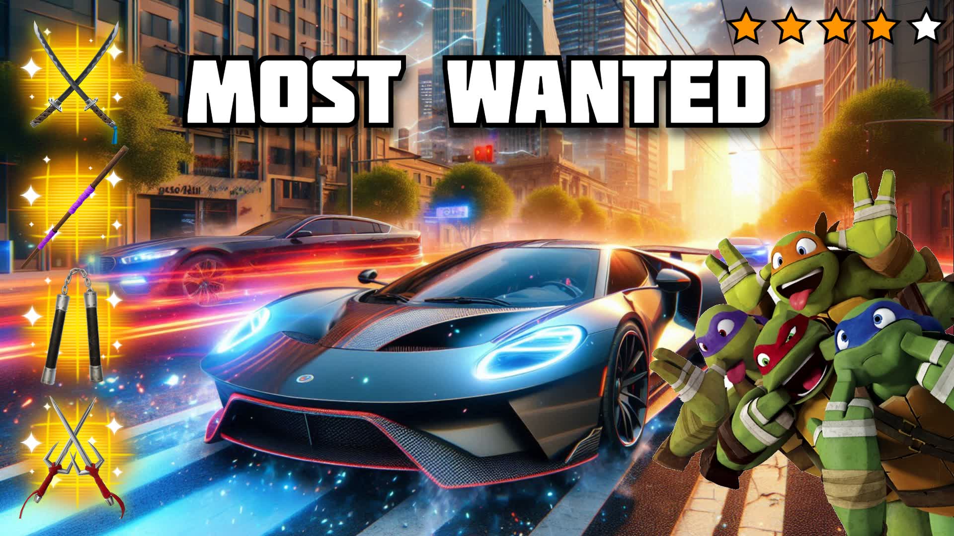 ⭐️ TMNT - MOST WANTED DRIVE ⭐️