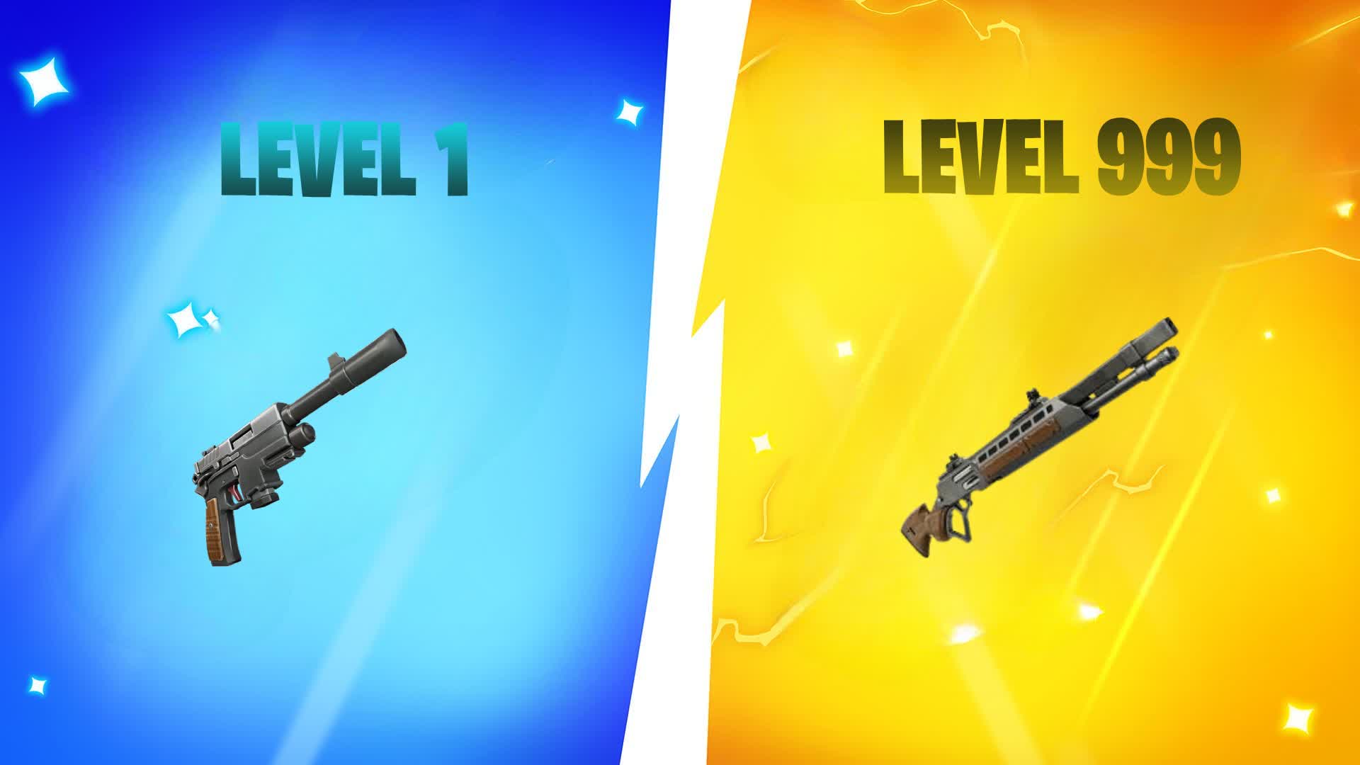 TILTED TOWERS ONE SHOT GUN GAME