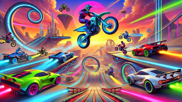 dirt bike & car sandbox freestyleđïžđ