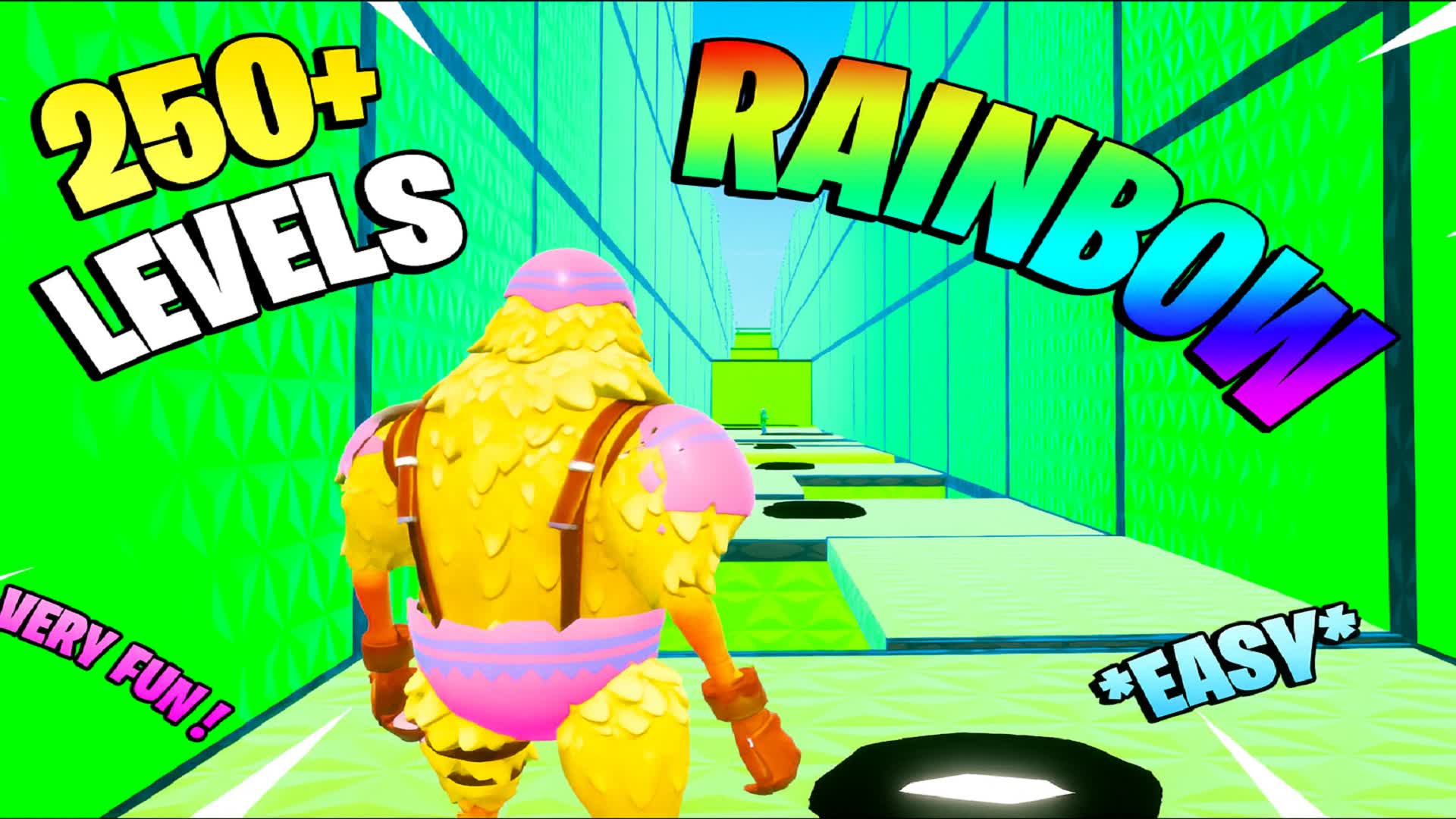 🌈RAINBOW PARKOUR 250+🌈