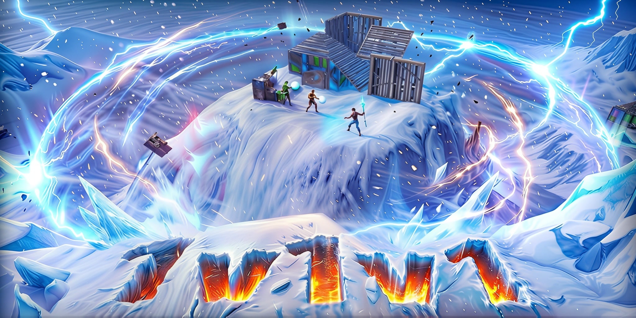 🏔️1v1v1 RELOAD | جبل القتال الجليدي❄️️