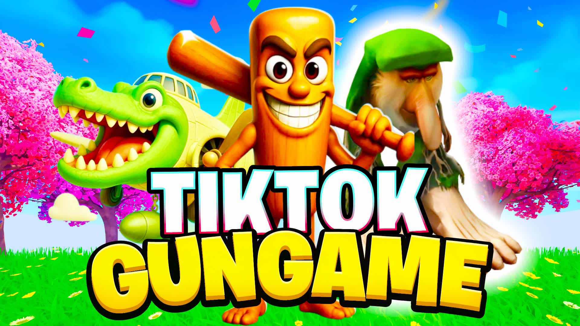 🐭TIKTOK GUN GAME! 🔫ONE SHOT 🎯