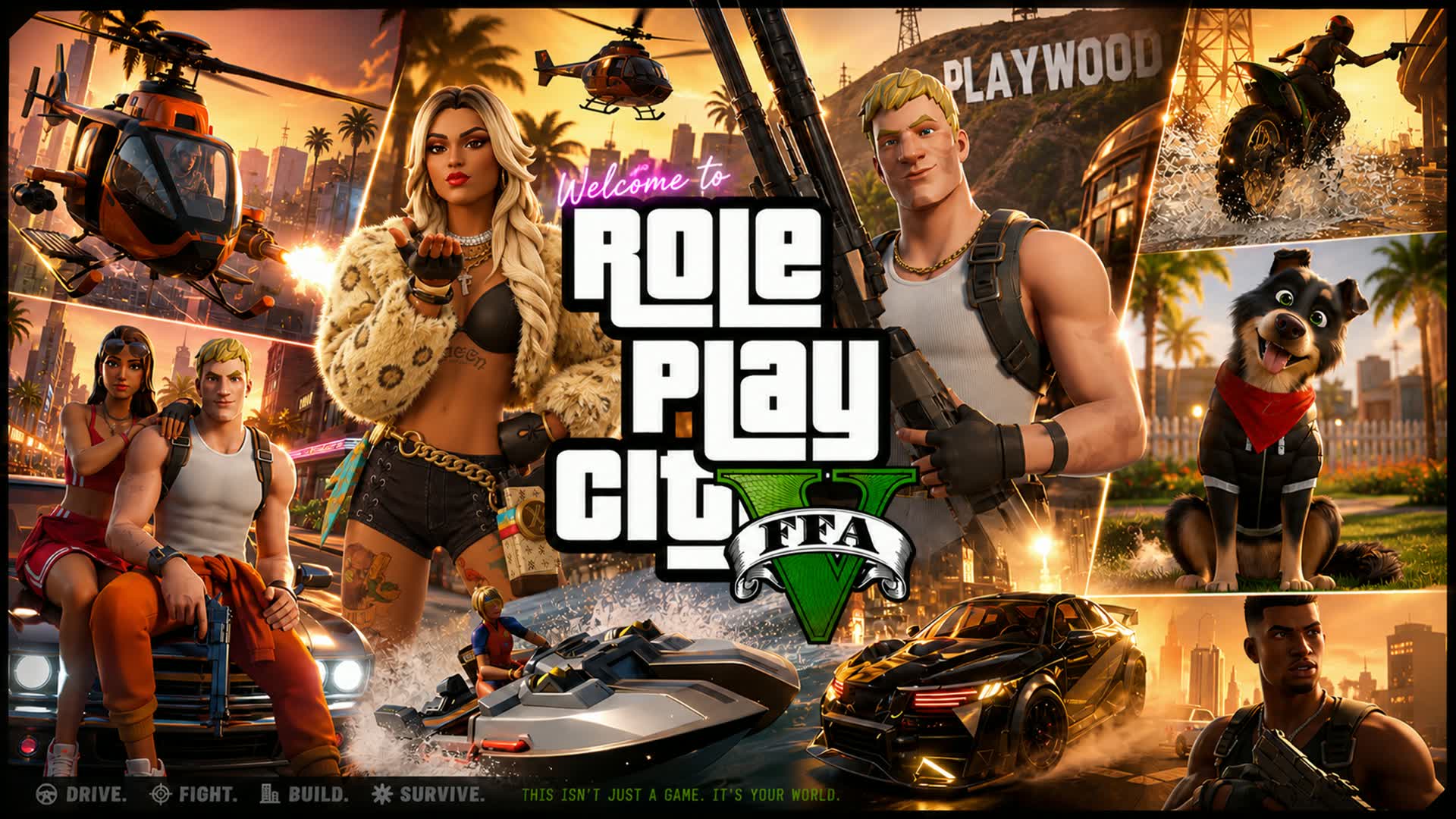 🌇 ROLE PLAY CITY 🌄[FFA NEW WEAPONS]