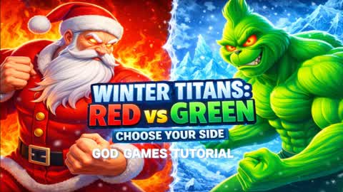 Winter Titans: Red vs Green | PvP Arena