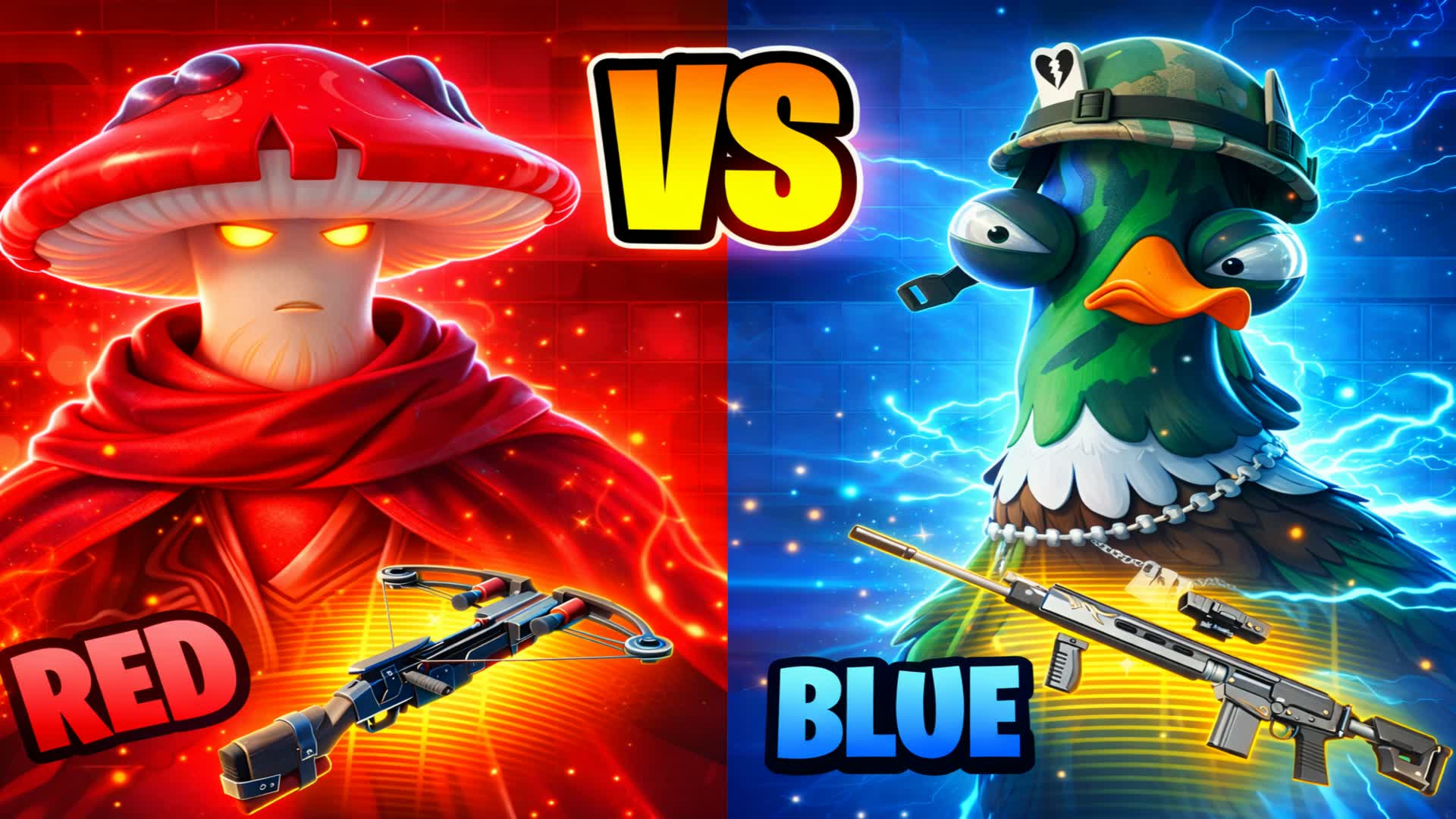 デュアルゾーン赤と青