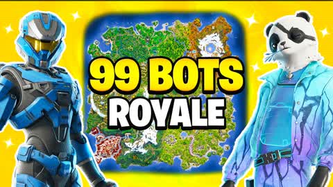 MEGA 99 BOTS ROYALE 🚀 FFA FUN