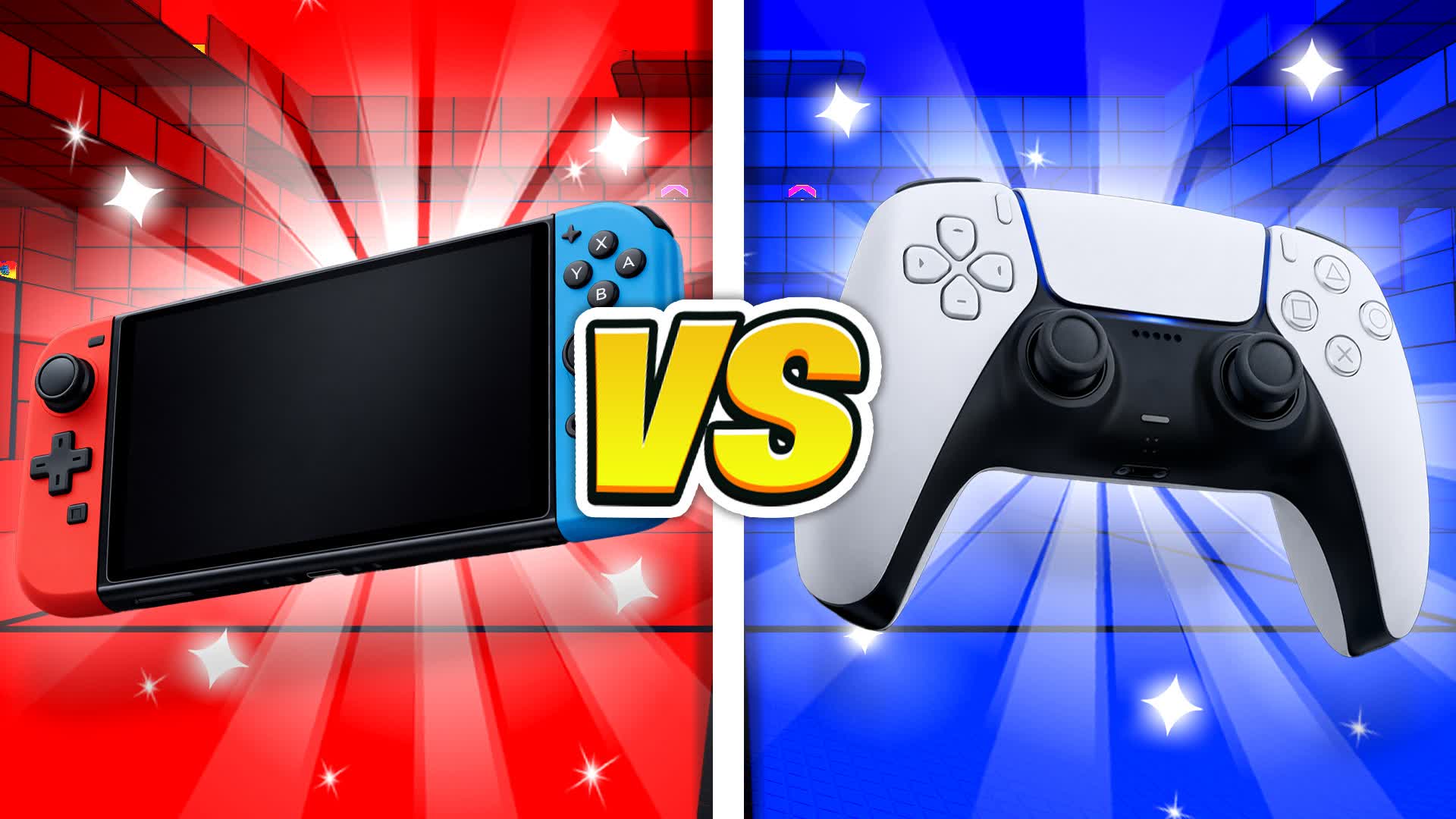 CRAZY SWITCH VS PS (CRAZY RED VS BLUE)