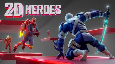 2D HEROES - RED VS BLUE