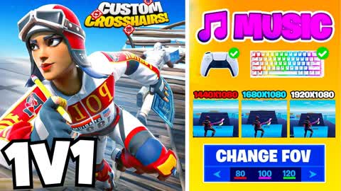 1V1 BUILD FIGHT🎵[30 HITS]🎯CROSSHAIR